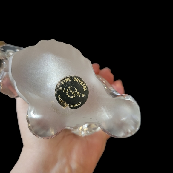 Lenox Fine Crystal Elephant Figurine Vintage - Picture 5 of 8
